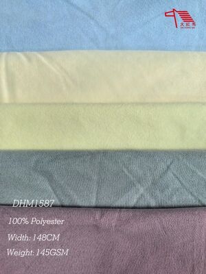 Μηχανοκίνητο Polyester Stretch πλεκτό ύφασμα Soft Touch αναπνευστικό 145GSM για Activewear