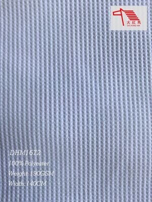 No Elastane Polyester Stretch Knit Fabric 190GSM for Sportswear