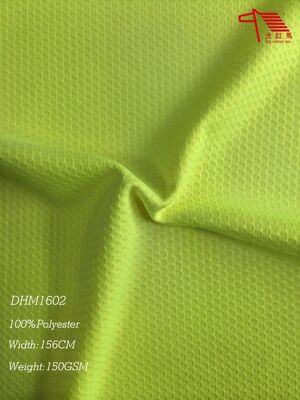 Calidad 150GSM Tejido de poliéster de doble cara Reversible Check Plain Wicking de humedad para ropa deportiva Fábrica