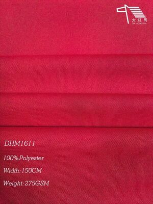 Giá tốt. 275GSM Poly Twill Fabric Trọng lượng nặng Pique đan thấm Thịt mật ong thở Khô nhanh cho áo khoác trực tuyến