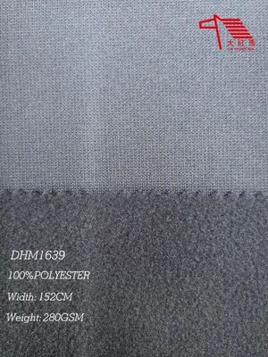 Giá tốt. Single Brush Single Shake Polar Fleece Fabric 280GSM cho quần áo mùa đông ấm áp mềm trực tuyến
