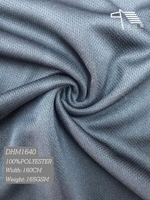 Good price 165GSM Moisture Wicking Fabric Polyester Mesh Breathable Lightweight for Sportswear online