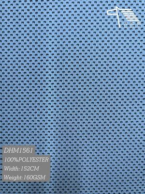 Bom preço Malha Birdseye de poliéster 160GSM Verificação catiônica de dois tons para absorção de umidade para roupas esportivas on-line
