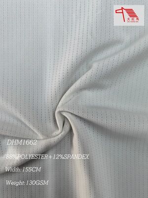 Хорошая цена 130GSM Полиэстерная спандексная ткань Butterfly V Mesh 4 Way Stretch для спортивной одежды онлайн