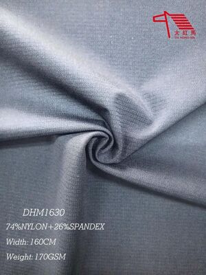 Хорошая цена 170GSM 4 Way Stretch Fabric Double Face Nylon Spandex Check Plain для спортивной одежды онлайн