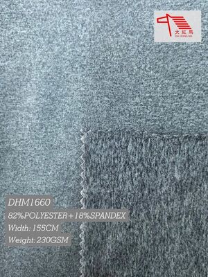سعر جيد الرطوبة Wicking هيذر Melange النسيج الخيط 230GSM تنفس ليوغا ارتداء الانترنت
