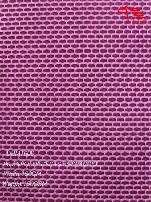 Bon prix Tissu étirant à haute étirement à grande maille 150GSM pour vêtements de sport en ligne
