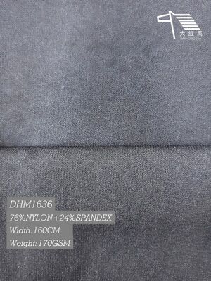 Guter Preis 76% Nylon 24% Spandex Doppelstrickgewebe 4 Wege Stretch 170GSM Online