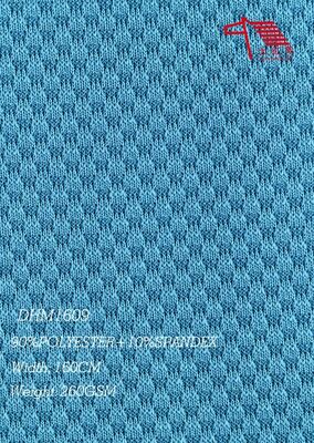 Хорошая цена 260GSM Полиэстерная спандексная ткань Check Knit 4 Way Stretch для спортивной одежды онлайн