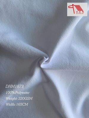 Goede prijs Mechanische stretch polyester keperstof sneldrogend vochtafvoerend 220GSM online